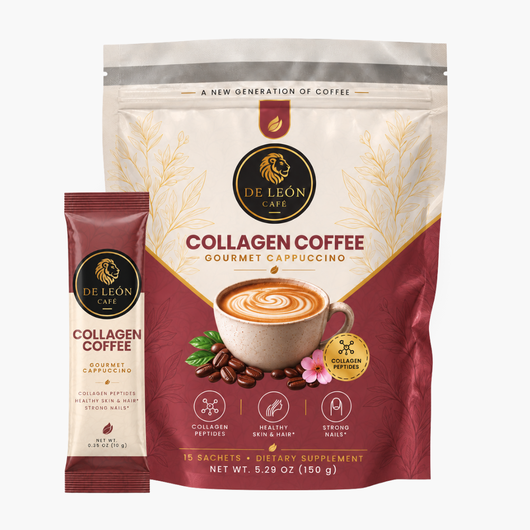De Leon Cafe: Collagen · Cappuccino Coffee