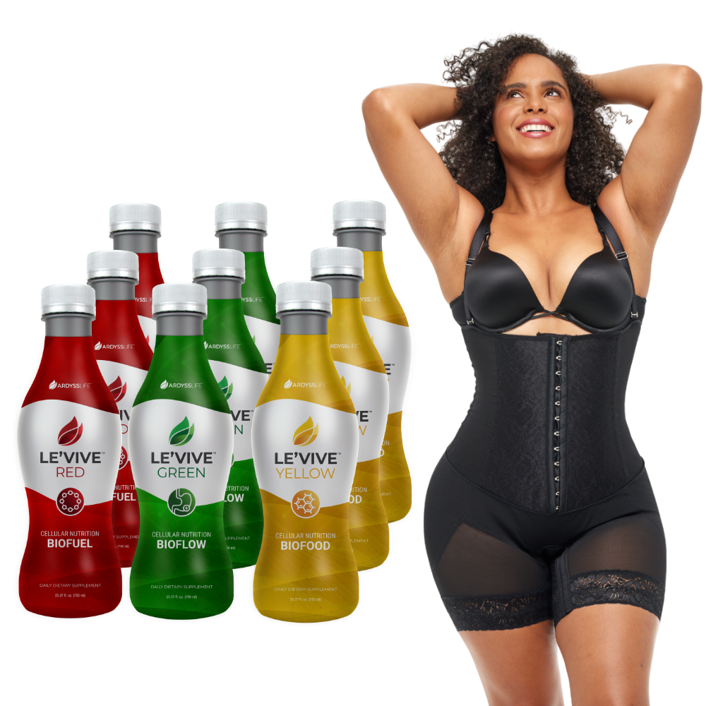 Le'vive Red 3-Bottle Starter Pack + Membership